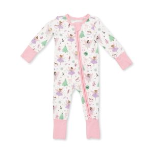 Angel Dear Sugar Plum Fairies Bamboo Convertible Romper Angel Dear Sugar Plum Fairies Bamboo Convertible Romper