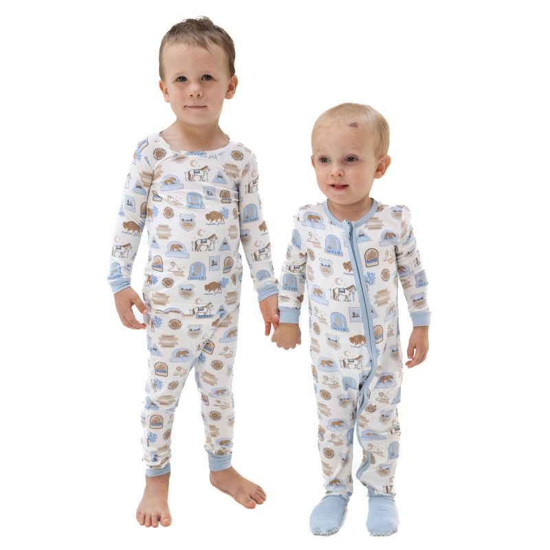 Angel Dear National Parks Adventure Bamboo Long Sleeve Loungewear Set Angel Dear National Parks Adventure Bamboo Long Sleeve Loungewear Set