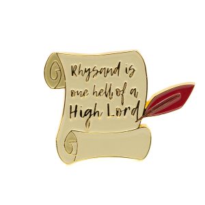Kingdom of Threads Rhysand’s Reading Lessons Enamel Pin | ACOTAR