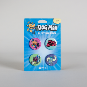 Kingdom of Threads Dog Man Button Pin Set | Dog Man Kingdom of Threads Dog Man Button Pin Set | Dog Man