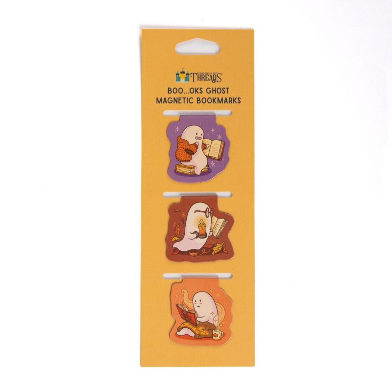 Kingdom of Threads Reading Ghosties Magnetic Bookmark Set Kingdom of Threads Reading Ghosties Magnetic Bookmark Set