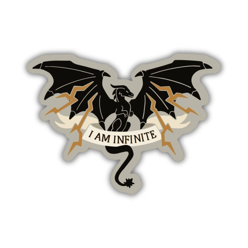 Kingdom of Threads I Am Infinite Sticker | Fourth Wing Kingdom of Threads I Am Infinite Sticker | Fourth Wing