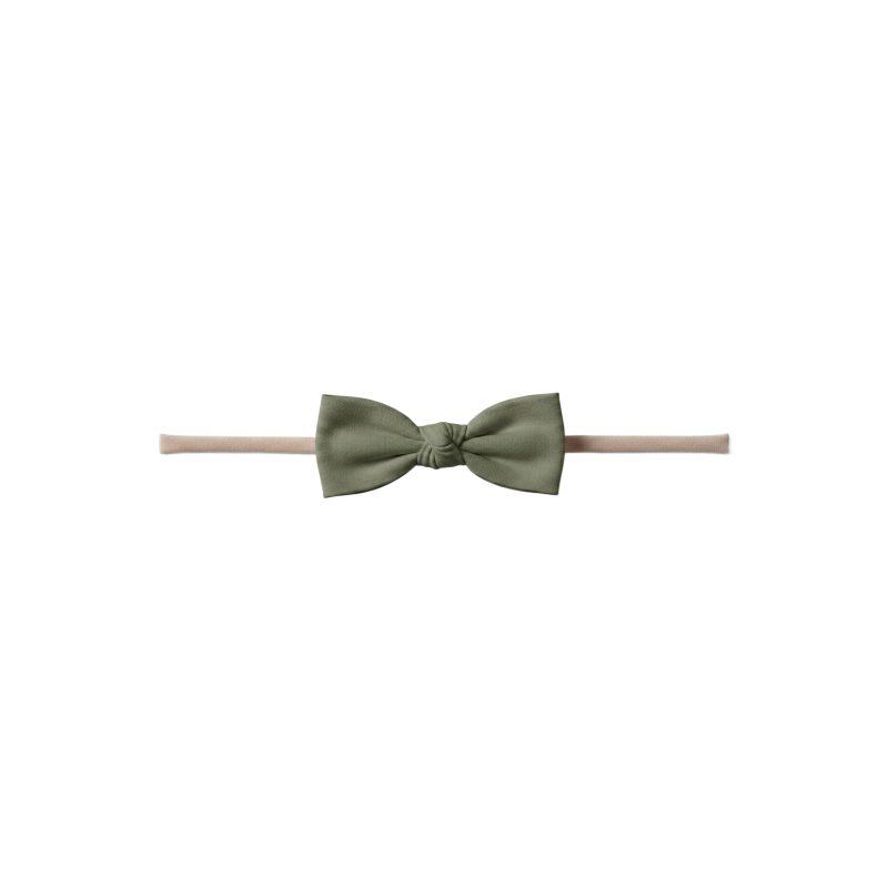 Colored Organics Cotton Dainty Bow in Fern