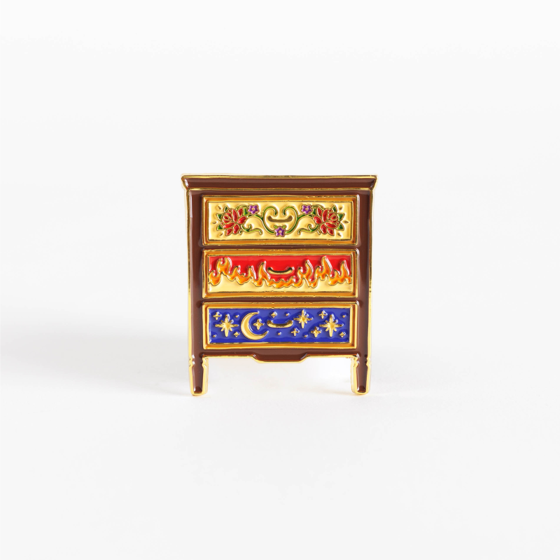Kingdom of Threads Feyre's Dresser Enamel Pin | ACOTAR Kingdom of Threads Feyre's Dresser Enamel Pin | ACOTAR