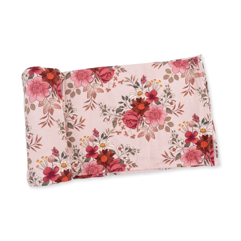 Angel Dear Sabrina Floral Bamboo Swaddle Blanket