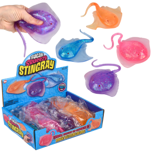 Toy Network Sugar Squeezy Sting Ray 5 Inch Assorted Colors Toy Network Sugar Squeezy Sting Ray 5 Inch Assorted Colors