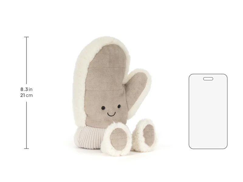 Jellycat Amuseables Fitswell Mitten available at Blossom