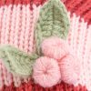 Baby Candy Cane Blush Stripe from cuddle+kind Baby Candy Cane Blush Stripe from cuddle+kind