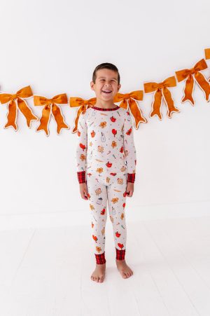 Kiki + Lulu Cookie Crew Bamboo Viscose Kids Pajama Set