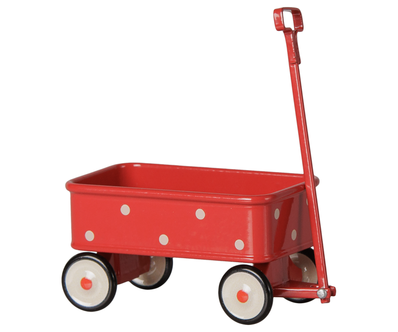 Wagon for Mouse in Red made by Maileg Wagon for Mouse in Red made by Maileg