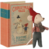 Maileg Christmas Mouse Baby in Book Maileg Christmas Mouse Baby in Book