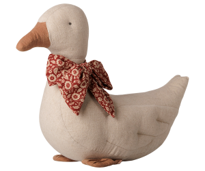 Maileg Duck with Bow in Sand