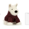 Jellycat Munro Scottie Dog Winter Jumper Outfit available at Blossom
