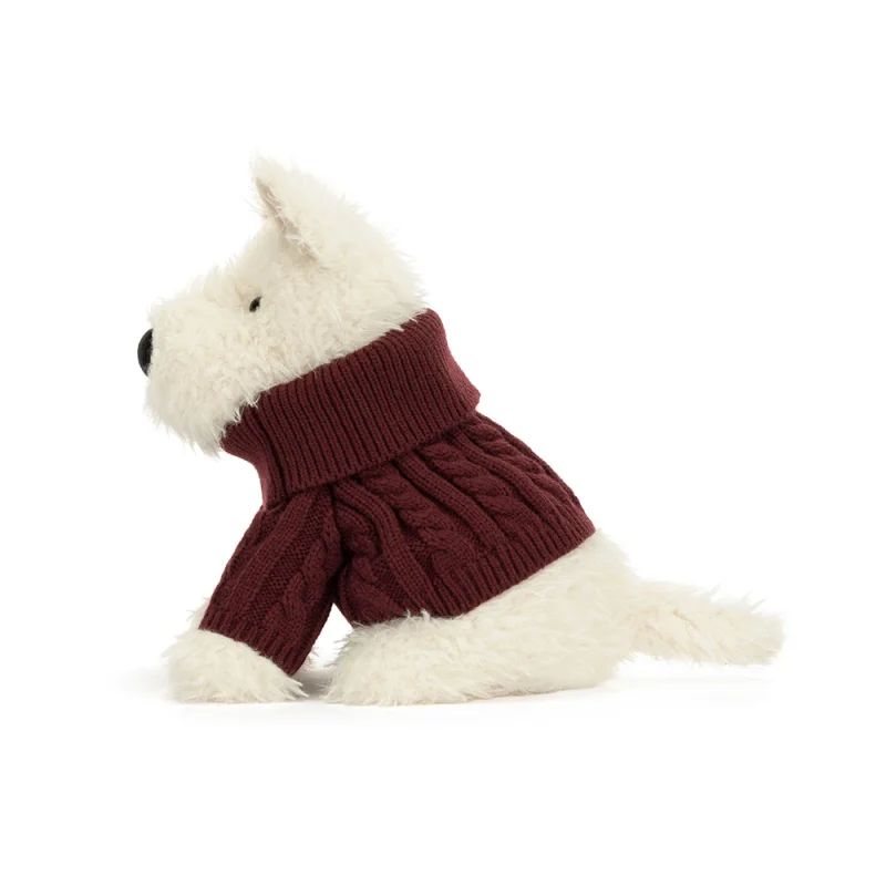 Munro Scottie Dog Winter Jumper Outfit made by Jellycat