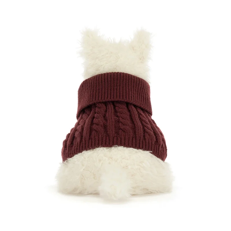 Jellycat Munro Scottie Dog Winter Jumper Outfit Toys