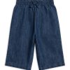 Colored Organics Rumi Chambray Ruffle Waist Wide Leg Pant Colored Organics Rumi Chambray Ruffle Waist Wide Leg Pant