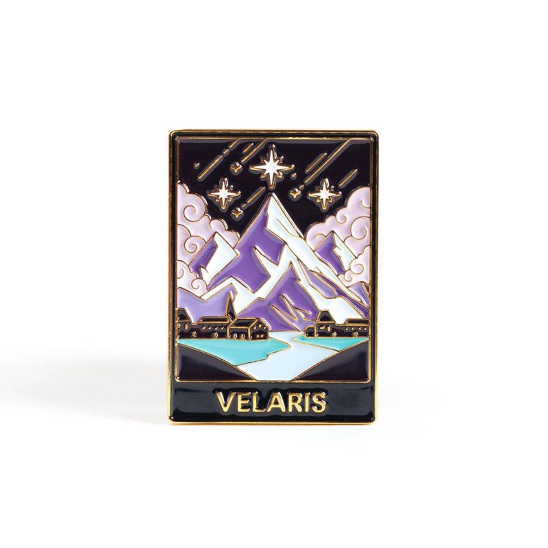 Kingdom of Threads Velaris Destination Enamel Pin | ACOTAR Kingdom of Threads Velaris Destination Enamel Pin | ACOTAR