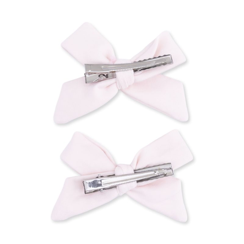 Solid Mauve Morn Bamboo 2 Pack Bow Clips from Angel Dear Solid Mauve Morn Bamboo 2 Pack Bow Clips from Angel Dear
