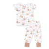 b71ad8b7480d83e30a8d9770f5ac98e24672fffd23313c9dbed849ae0f021872 Angel Dear Woodland Animals with Pumpkins Bamboo Short Sleeve Loungewear Set