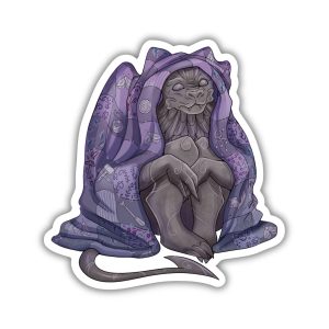 Kingdom of Threads Bartholomew & His Blanket Sticker | Knight and the Moth Kingdom of Threads Bartholomew & His Blanket Sticker | Knight and the Moth