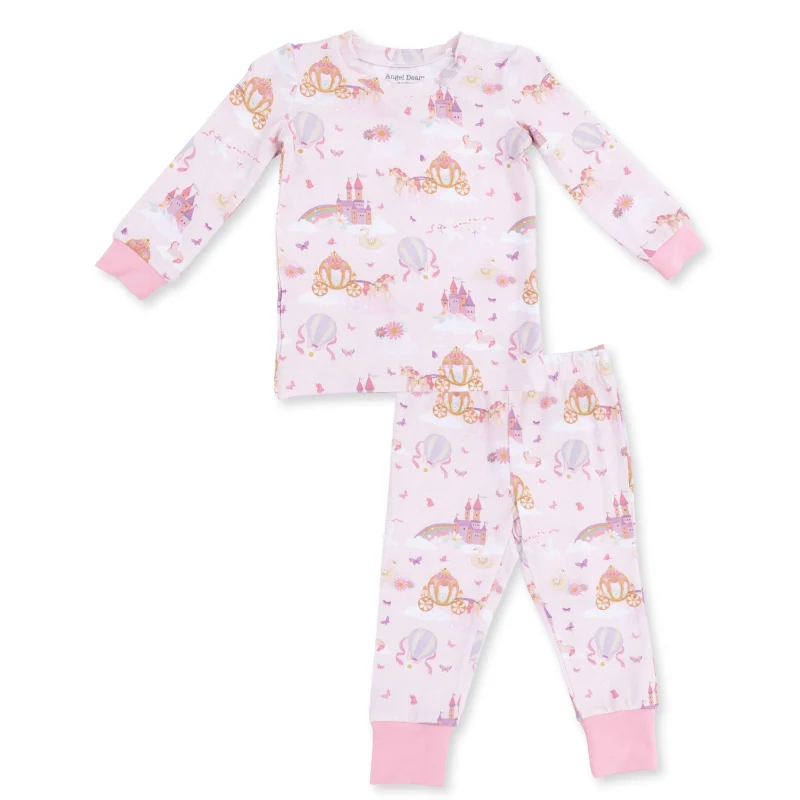 Angel Dear Princess Unicorns and Castle Bamboo Convertible Romper