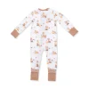 Angel Dear Woodland Animals with Pumpkins Bamboo Convertible Romper