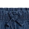 Rumi Chambray Ruffle Waist Wide Leg Pant Rumi Chambray Ruffle Waist Wide Leg Pant