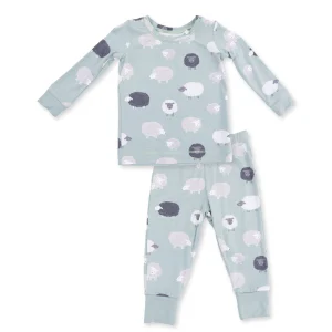c3caf4762fdd93662ab803cea3e84b688ea9e7acdd1659c982f07abdc9a514df Angel Dear Black Sheep Bamboo Long Sleeve Loungewear Set