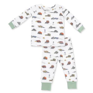 cb74186b738d5f53776a6e2e156ff87182ae0b0b5ff41213dfb058ba91dd2912 Angel Dear Farm Machines Bamboo Long Sleeve Loungewear Set