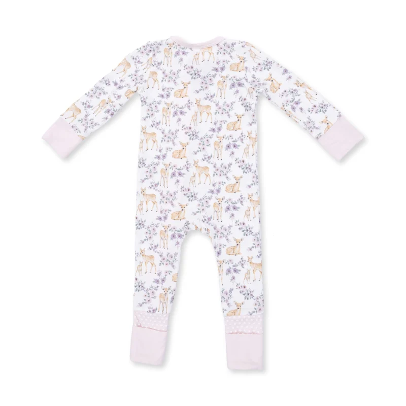 cfbefdc6e09ed729a350fa005858eb60d862655687ad87cd08031febf685055a Angel Dear Floral Deer Bamboo Convertible Romper