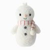 cuddle+kind Baby Snowman Candy Cane Scarf Holiday cuddle+kind Baby Snowman Candy Cane Scarf Holiday