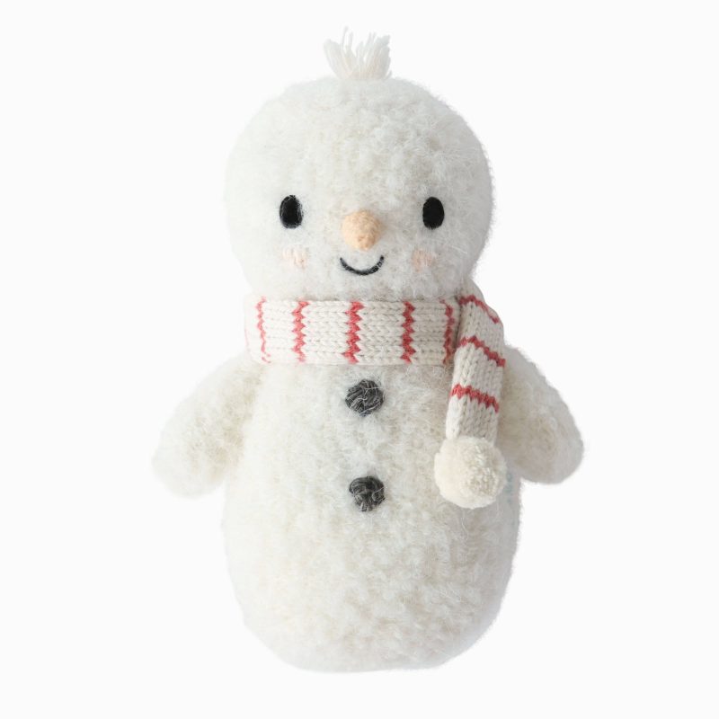 cuddle+kind Baby Snowman Candy Cane Scarf Holiday cuddle+kind Baby Snowman Candy Cane Scarf Holiday