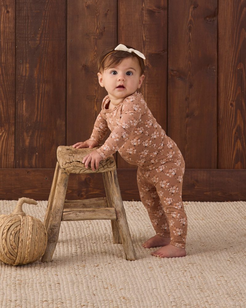 Quincy Mae Bamboo Pajama Set Fall Floral