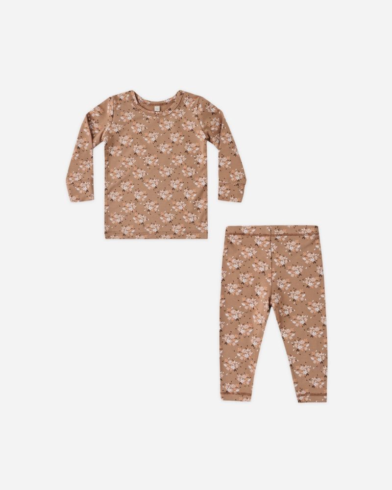 Bamboo Pajama Set Fall Floral available at Blossom