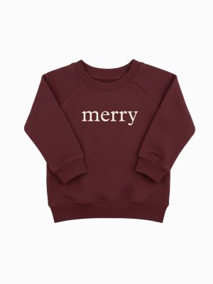 Colored Organics Merry Portland Lightweight Pullover in Pomegranate Colored Organics Merry Portland Lightweight Pullover in Pomegranate