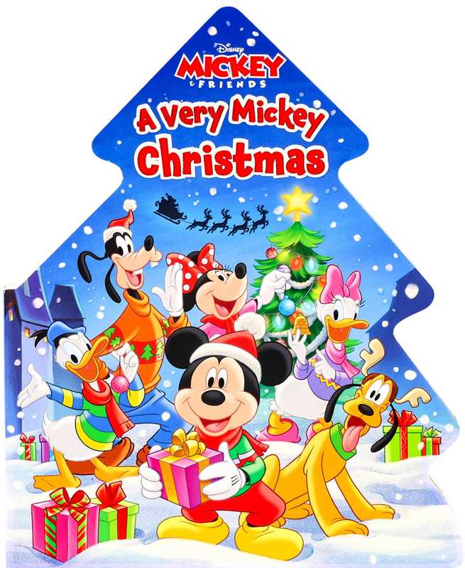 Simon & Schuster Disney Mickey & Friends: A Very Mickey Christmas Board Book