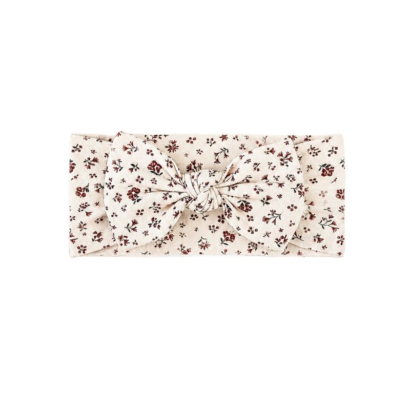 Colored Organics Hattie Bow Wrap in Cassia Floral