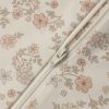Zip Long Sleeve Footie Floral Vine