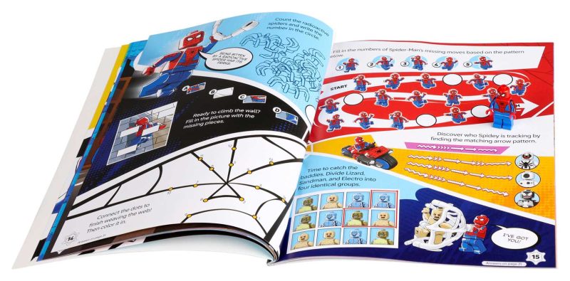 LEGO Marvel: Spider-Man in Action! Book and Minifigure from Simon & Schuster LEGO Marvel: Spider-Man in Action! Book and Minifigure from Simon & Schuster