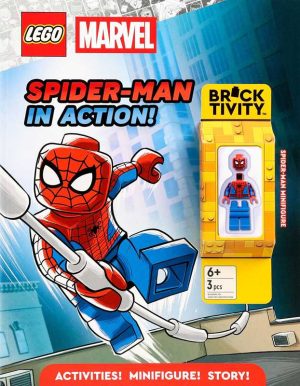 Simon & Schuster LEGO Marvel: Spider-Man in Action! Book and Minifigure Simon & Schuster LEGO Marvel: Spider-Man in Action! Book and Minifigure