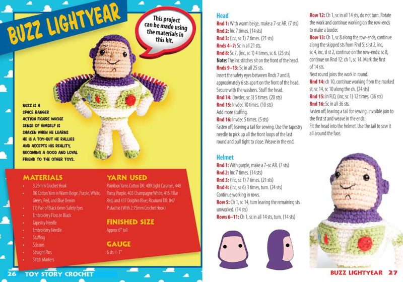 Simon & Schuster Toy Story Crochet Kit part of our  collection