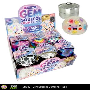 Novelty Brands Fun Doh Mystery Gem Filled Squishy Dumpling Toy Novelty Brands Fun Doh Mystery Gem Filled Squishy Dumpling Toy