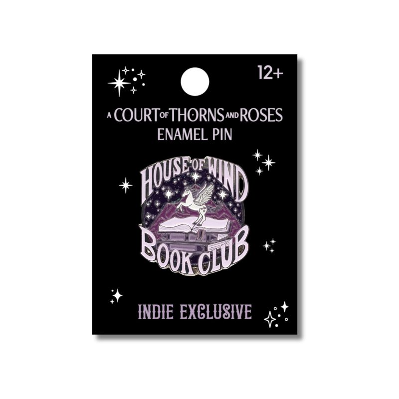 Kingdom of Threads House of Wind Book Club ACOTAR Enamel Pin | Indie Exclusive Kingdom of Threads House of Wind Book Club ACOTAR Enamel Pin | Indie Exclusive