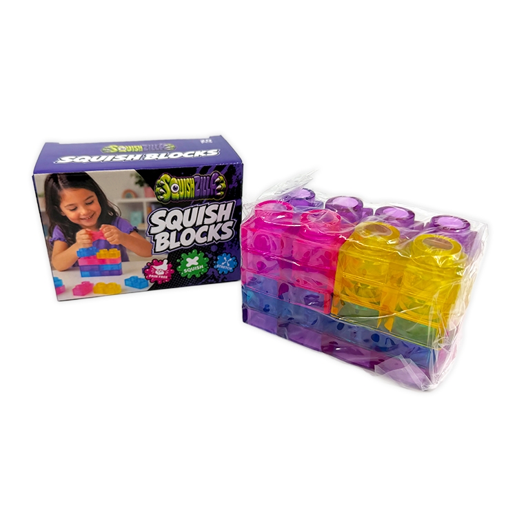 Fun Doh Squish Blocks Building Fidget Sensory Toy made by Novelty Brands Fun Doh Squish Blocks Building Fidget Sensory Toy made by Novelty Brands