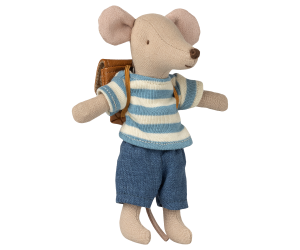 Maileg Tricycle Mouse Big Brother in Brown