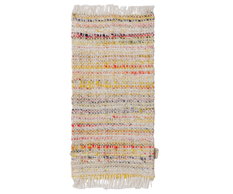 Maileg Rug in Medium Multi-Stripe Miniature Maileg Rug in Medium Multi-Stripe Miniature