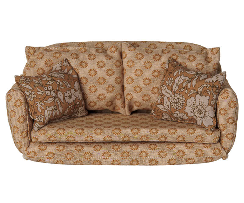 Maileg Sofa Bed Large in Ocher for Mouse Maileg Sofa Bed Large in Ocher for Mouse