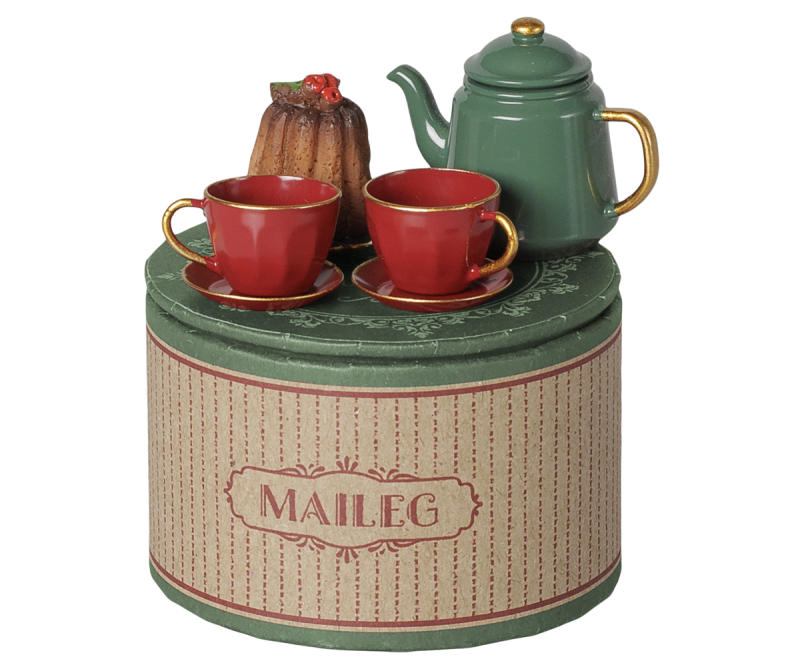 Christmas Tea Party for Mouse Red/Green made by Maileg Christmas Tea Party for Mouse Red/Green made by Maileg