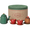 Maileg Christmas Tea Party for Mouse Red/Green Maileg Christmas Tea Party for Mouse Red/Green