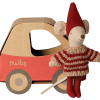 Maileg Christmas Mouse Little Sister In Car Box Maileg Christmas Mouse Little Sister In Car Box